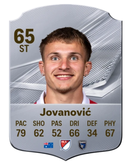 Jovanović 65 Common ST FC 26 card