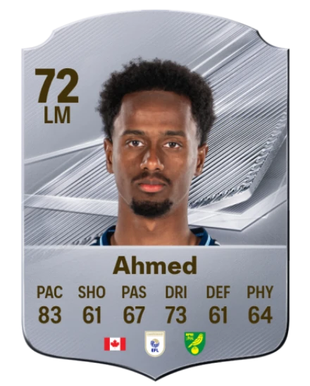 Ahmed 72 Common LM FC 26 card