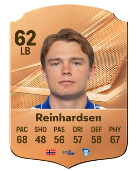 Reinhardsen 62 Bronze LB FC 27 card