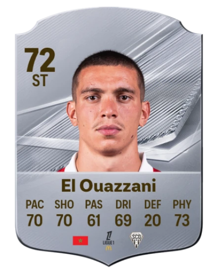 El Ouazzani 72 Silver ST FC 27 card
