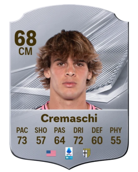 Cremaschi 68 Silver CM FC 27 card