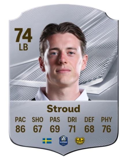 Stroud 74 Common LB FC 26 card