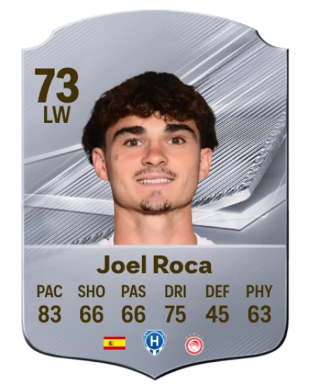 Joel Roca 73 Silver LW FC 27 card
