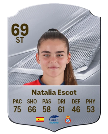 Natalia Escot 69 Silver ST FC 27 card