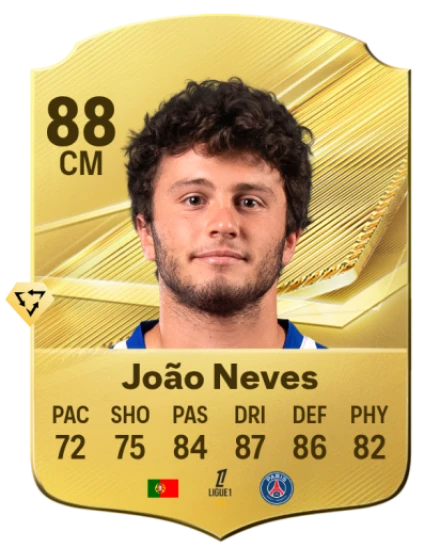João Neves 88 Common CM FC 26 card