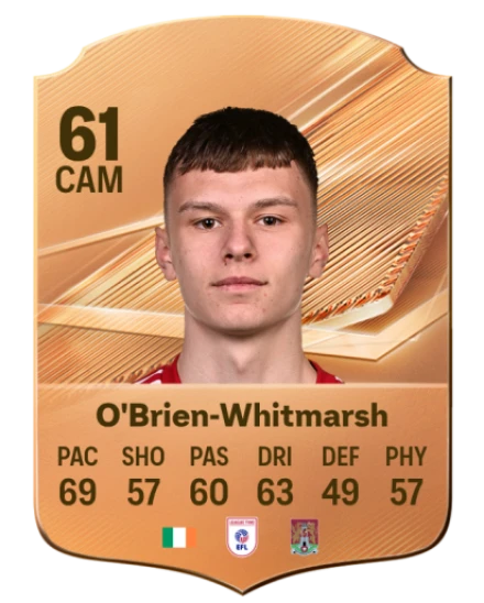 O'Brien-Whitmarsh 61 Common CAM FC 26 card