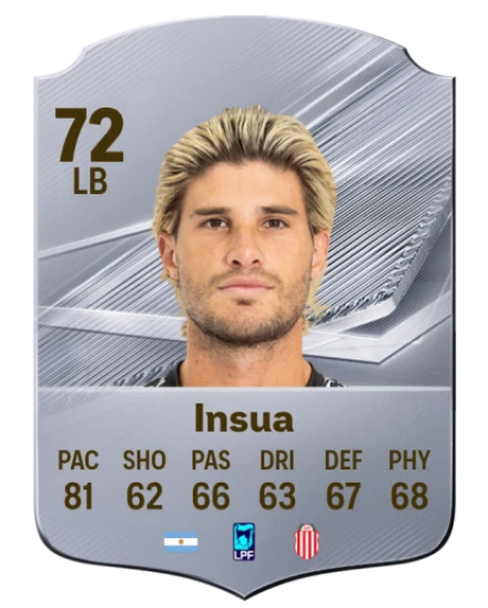 Insua 72 Common LB FC 26 card