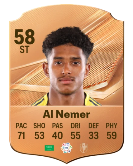 Al Nemer 58 Bronze ST FC 27 card