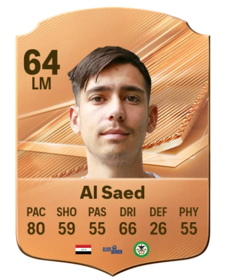Al Saed 64 Common LM FC 26 card