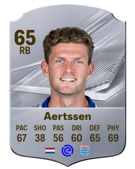 Aertssen 65 Silver RB FC 27 card