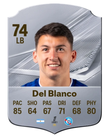 Del Blanco 74 Common LB FC 26 card
