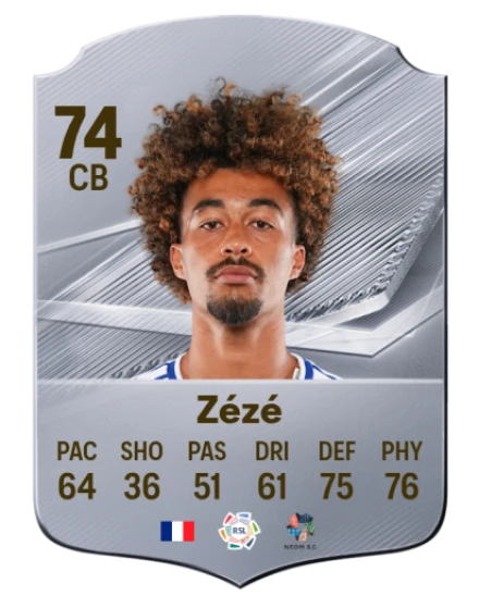 Zézé 74 Common CB FC 26 card