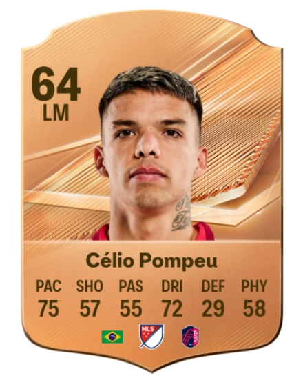 Célio Pompeu 64 Bronze LM FC 27 card