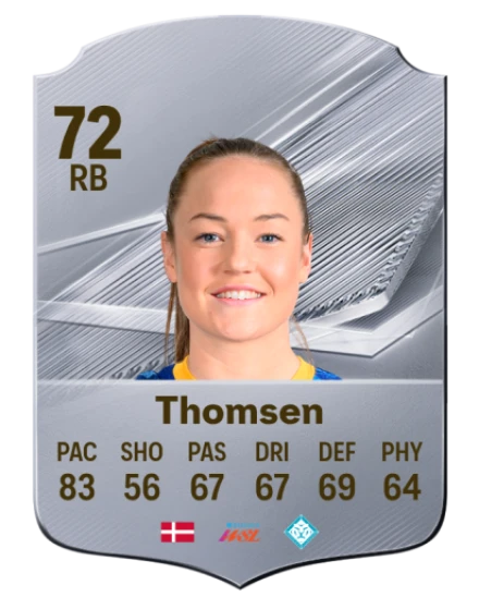 Thomsen 72 Silver RB FC 27 card