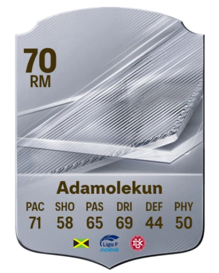 Adamolekun 70 Rare RM FC 26 card