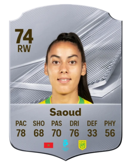 Saoud 74 Common RW FC 26 card