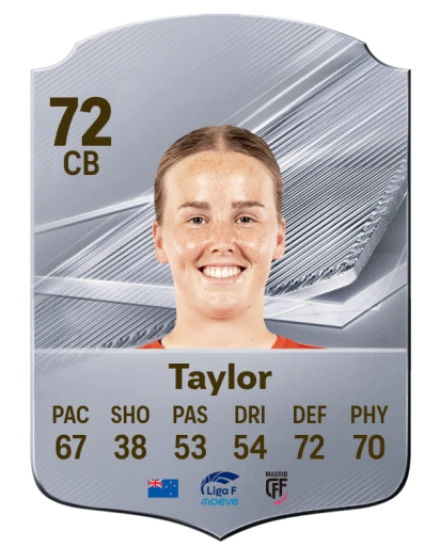 Taylor 72 Common CB FC 26 card