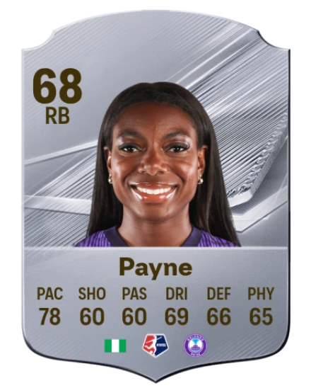 Payne 68 Silver RB FC 27 card