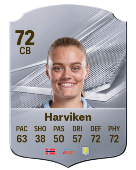 Harviken 72 Common CB FC 26 card