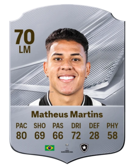 Matheus Martins 70 Common LM FC 26 card