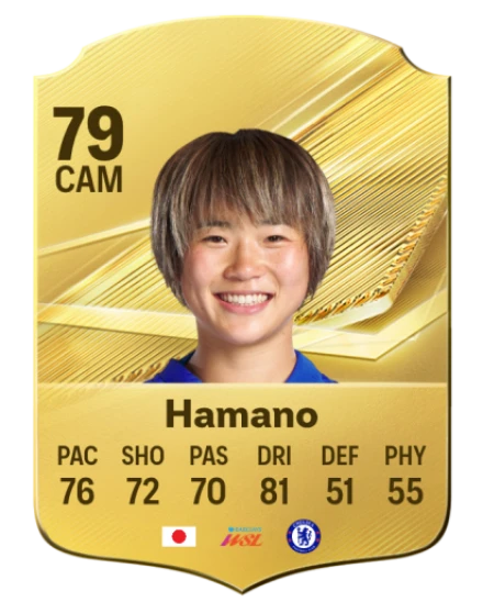 Hamano 79 Gold CAM FC 27 card