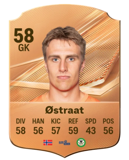 Østraat 58 Bronze GK FC 27 card