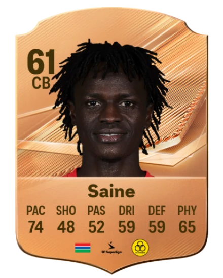 Saine 61 Common CB FC 26 card