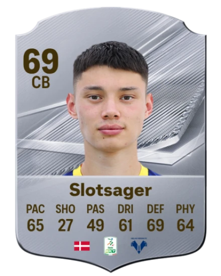 Slotsager 69 Silver CB FC 27 card