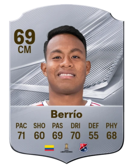 Berrío 69 Common CM FC 26 card