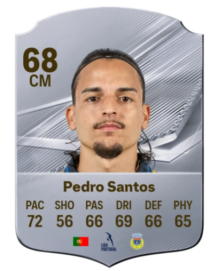 Pedro Santos 68 Silver CM FC 27 card