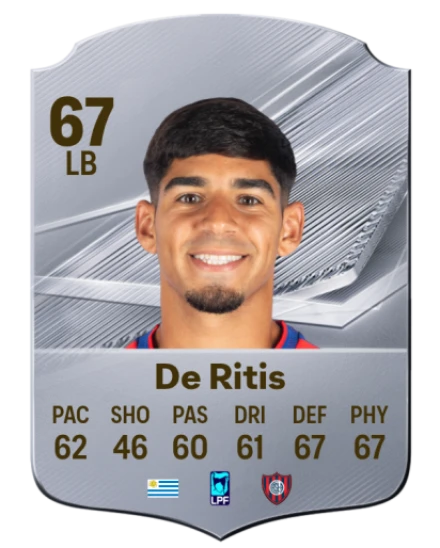 De Ritis 67 Silver LB FC 27 card