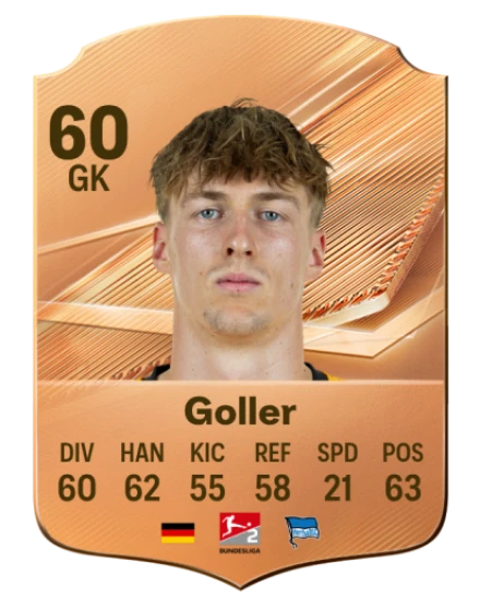 Goller 60 Bronze GK FC 27 card