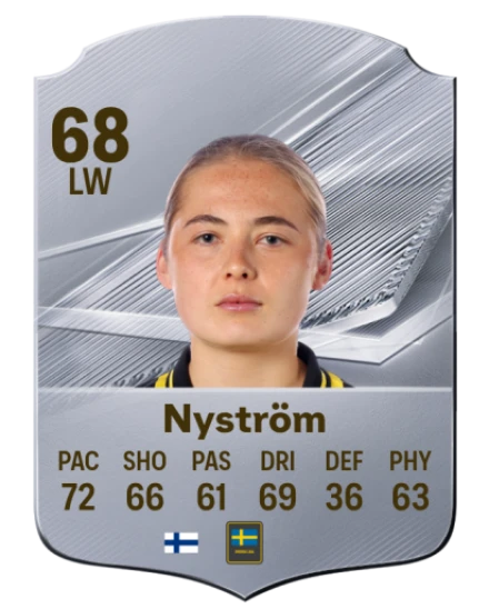 Nyström 68 Rare LW FC 26 card