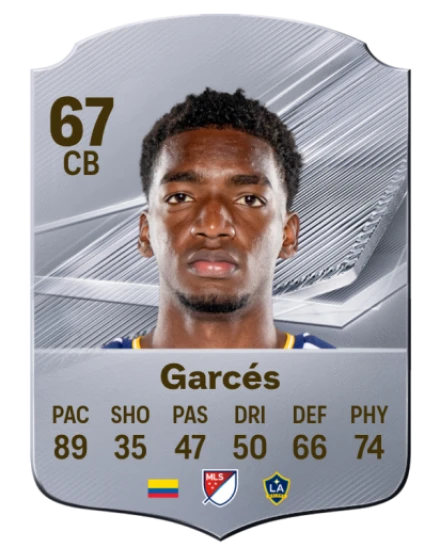 Garcés 67 Silver CB FC 27 card