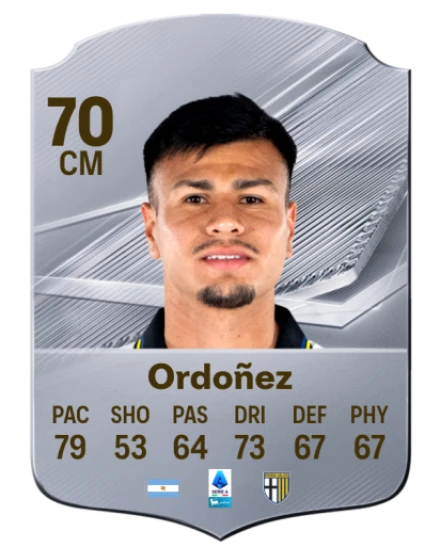 Ordoñez 70 Silver CM FC 27 card