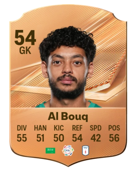 Al Bouq 54 Bronze GK FC 27 card