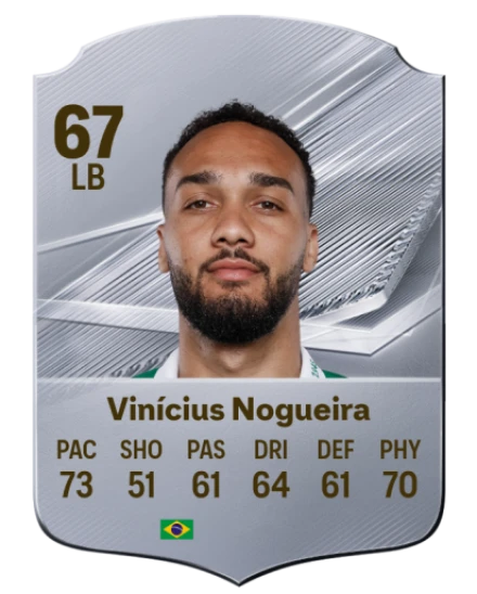 Vinícius Nogueira 67 Silver LB FC 27 card