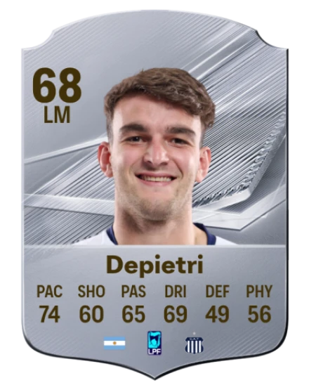 Depietri 68 Common LM FC 26 card