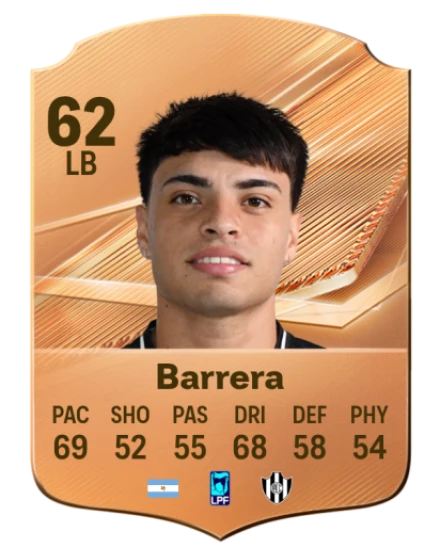Barrera 62 Bronze LB FC 27 card