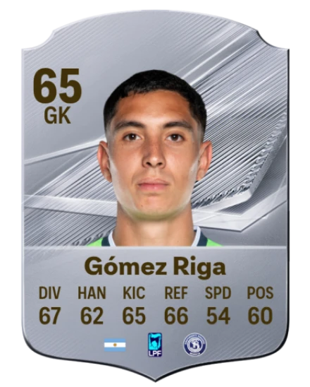 Gómez Riga 65 Silver GK FC 27 card