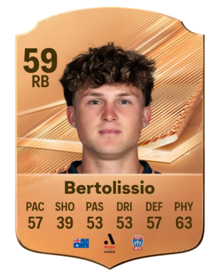 Bertolissio 59 Common RB FC 26 card