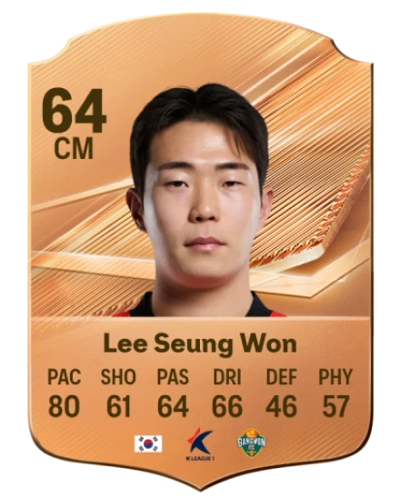 Lee Seung Won 64 Common CM FC 26 card
