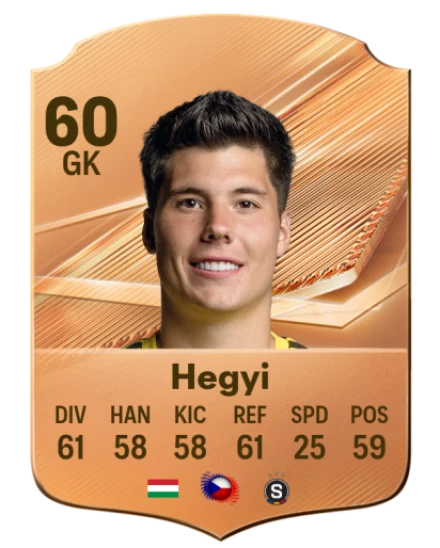 Hegyi 60 Bronze GK FC 27 card