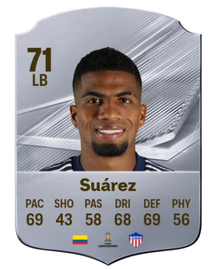 Suárez 71 Common LB FC 26 card
