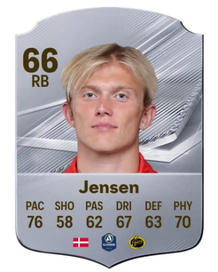 Jensen 66 Common RB FC 26 card