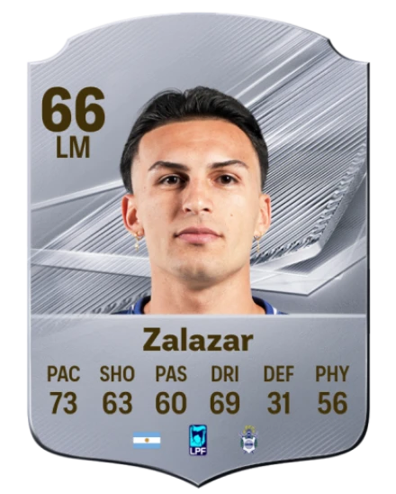 Zalazar 66 Silver LM FC 27 card