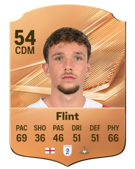 Flint 54 Bronze CDM FC 27 card