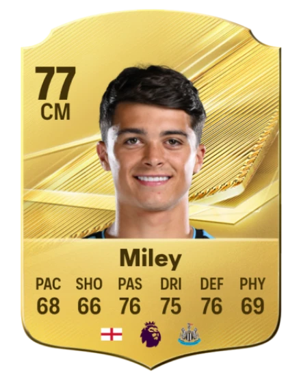 Miley 77 Gold CM FC 27 card