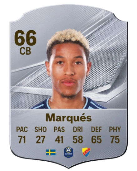 Marqués 66 Silver CB FC 27 card