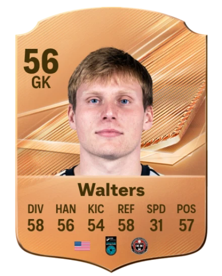 Walters 56 Bronze GK FC 27 card